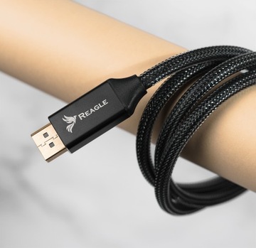 REAGLE KABEL DISPLAY PORT do HDMI DP PRO DisplayPort 4K 2K HDR PRZEWÓD 3M