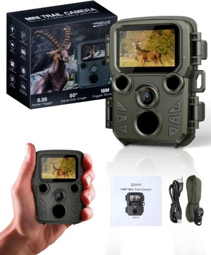 Kamera H511C Mini Trail ukryta leśna myśliwska fotopułapka IP66 Podczerwień