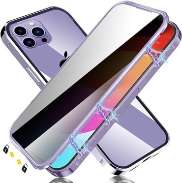 Privacy Magnetic Case For iPhone 15 Puls