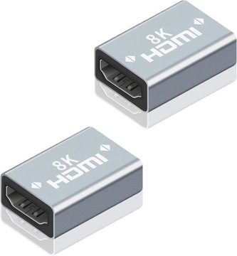 Adapter Łącznik HDMI do HDMI 2.1 UHD 8K 60Hz 4K