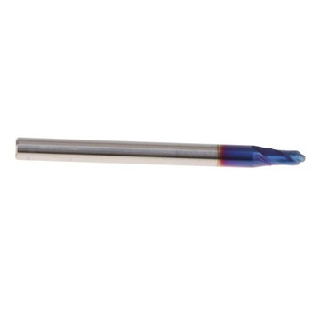 1x Frez trzpieniowy ze stali wolframowej R1,5 mm z kulką i trzpieniem CNC 1,5 mm x 4 mm