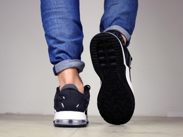 buty męskie Nike AIR MAX sportowe ORYGINAŁ CZARNE sneakersy