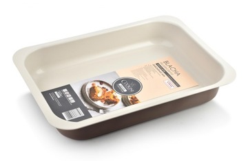 Delicate blacha tłoczona 36x26cm non-stick caffe creme