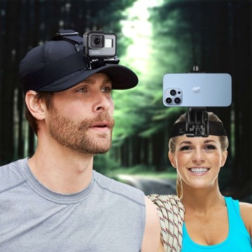 Держатель шлема на голову для телефона GoPro, смартфона iPhone 15/14/13/12