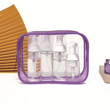 Прозрачная косметичка с двойной молнией, портативный органайзер для посуды