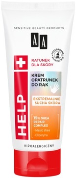 AA Help odżywczy krem-opatrunek do rąk 15% SHEA REPAIR COMPLEX regenerujący