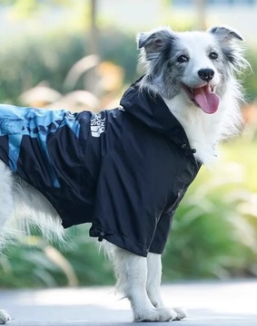 Ветрозащитная куртка для домашних животных, водонепроницаемый плащ, пальто для собак