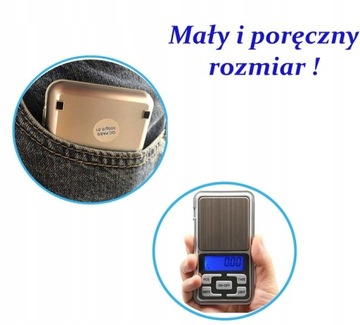 WAGA JUBILERSKA ELEKTRONICZNA LCD PRECYZYJNA 200g/0,01g + BATERIE SUPER