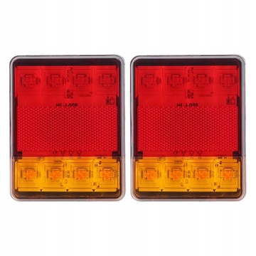 2 szt. Światło tylne 12V 8LED tylne światło
