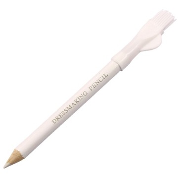 Kredka krawiecka w ołówku do pisania po tkaninie materiale biała