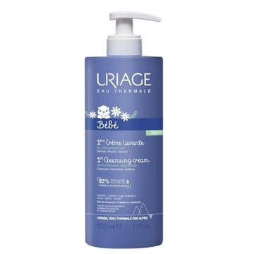 URIAGE Bebe 1st Cleansing Cream pieniący się krem do kąpieli dla dzie P1