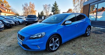 Volvo V40 II Hatchback 1.6 T3 150KM 2013 Volvo V40 BENZYNA alcantara KAMERA czarny sufit R DESIGN okazja, zdjęcie 24