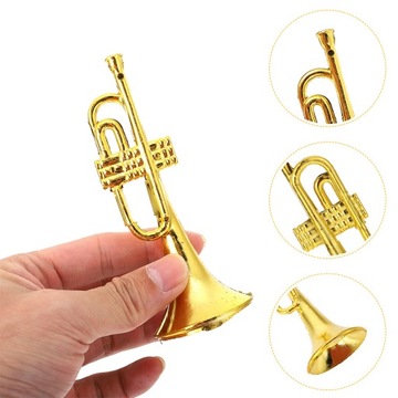 MINI TRĄBKA MODEL DEKORACYJNY DO SCENY OZDOBA DO MINI INSTRUMENTÓW