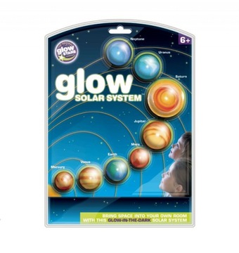 planety Układ Słoneczny glow 3D SWIECACE gwiazdy