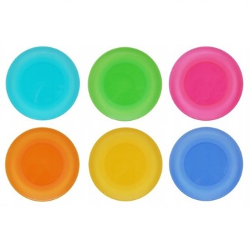 Talerze plastikowe 22cm obiad grill event 6 sztuk