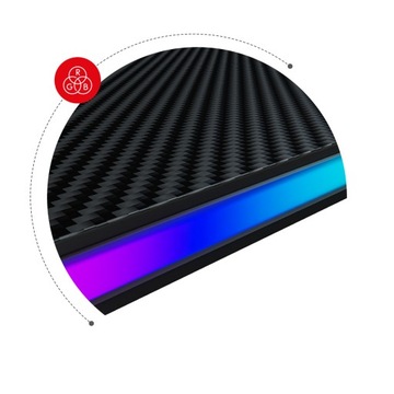 УГЛОВОЙ ИГРОВОЙ СТОЛ ДЛЯ ГЕЙМЕРОВ HUZARO HERO 6.0 RGB LED RGB