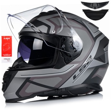 KASK LS2 FF800 STORM FASTER MATT TITANIUM BLENDA Homologacja ECE 22.05