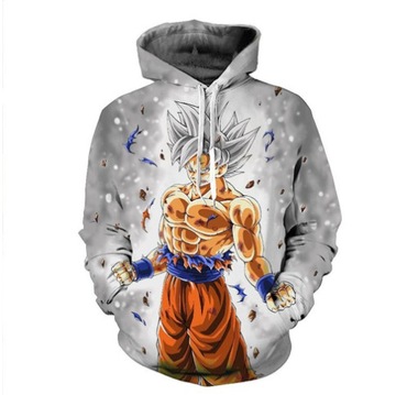 Bluza męska z nadrukiem 3D Dragon Ball Bluza z kapturem