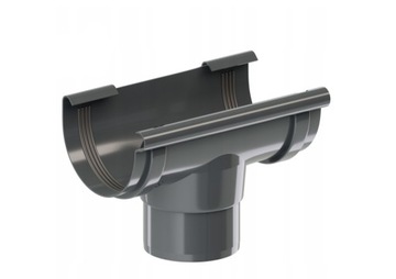 LEJ SPUSTOWY KROP PCV fi 100/90 ral 7016 GRAFIT