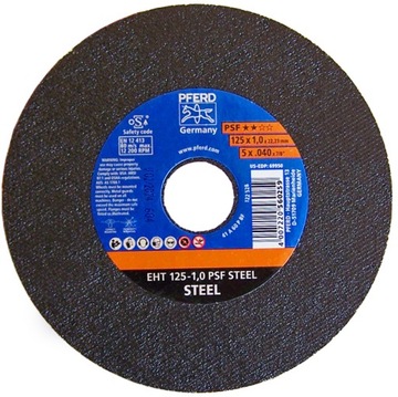 Tarcza do ciecia tarcze cięcia 125 x 1 Pferd stal