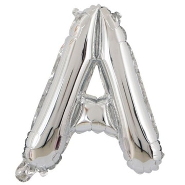 Balon Foliowy LITERA A Srebrna Chrom - 16