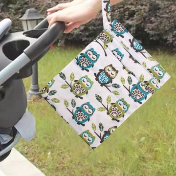Torba na pieluchy dla niemowląt Woreczki z organizerem na pieluchy 36x28cm Torba na pieluchy Wodoodporna biała