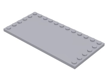 LEGO Płytka 6x12 Płyta 6178 - Jasnoszara/L B Gray