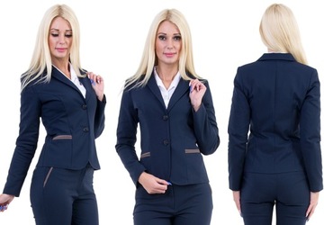 M36 ELEGANCKA BIZNESOWA MARYNARKA KOLORY r. 42