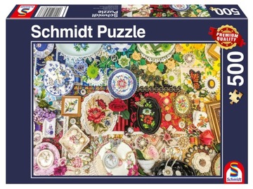 Schmidt PQ Puzzle 500 el Kolorowe ozdoby