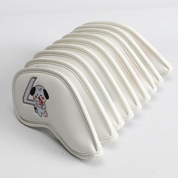 9 комплектов чехлов на голову для гольфа из искусственной кожи, чехол для гольфа