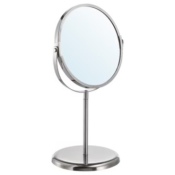 ДВУХСТОРОННЕЕ УВЕЛИЧИТЕЛЬНОЕ КОСМЕТИЧЕСКОЕ СТАЛЬНОЕ ЗЕРКАЛО