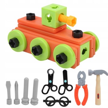 DIY Гайка Строительные блоки Дети Малыш Малыш