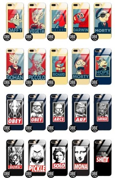 СТЕКЛЯННЫЙ чехол для IPHONE 7/8 PLUS Case Swag Top Patterns