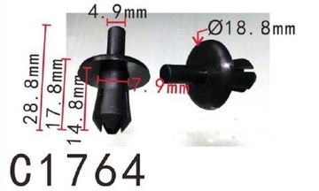 10X РАМА ЗАЖИМЫ КОЛЕСНОЙ АРКИ OPEL ASTRA CORSA MERIVA OMEGA VECTRA ZAFIRA