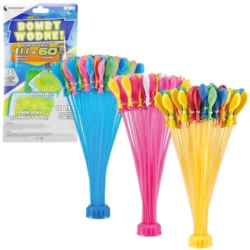 ВОДЯНЫЕ БОМБЫ ШАРЫ ВОДЯНЫЕ ШАРЫ С АВТОМАТИЧЕСКИМ ЦВЕТОМ НАБОР XXL 333 ШТ.