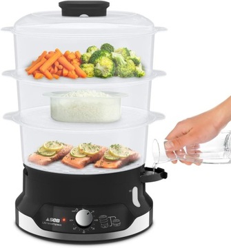 Parowar SEB VC204800 9 l czarny 800 W