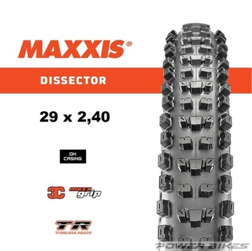 Opona Maxxis DISSECTOR 29x2,4 DH casing MaxxGrip WT