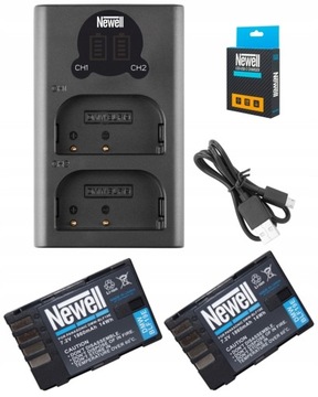 ŁADOWARKA DUAL USB na 2 AKU do PANASONIC DMW-BLF19 DMW-BLF19E