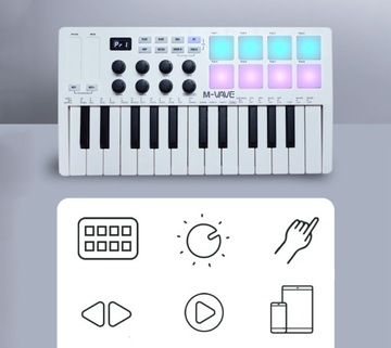 M-VAVE 25-клавишная MIDI-клавиатура управления