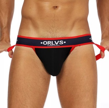 Stringi slipy męskie typu jockstrap g-string L-XL