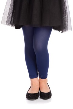 Legginsy dziecięce 40 DEN, 92-98, granatowy