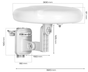 DVB-T2 ДРУГАЯ АНТЕННА Digital360 2TV LTE НАБОР
