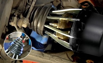 ПНЕВМАТИЧЕСКИЙ ИНСТРУМЕНТ ДЛЯ УСТАНОВКИ РЕЗИНОВЫХ КРЫШЕК СОЕДИНЕНИЙ ВАЛОВ