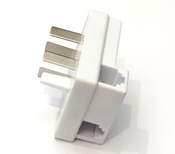 Адаптер Телефонная вилка старого типа - 2x гнезда RJ11