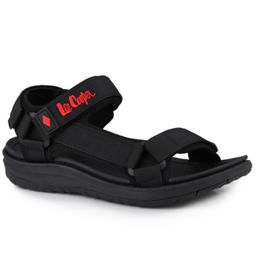 Sandały męskie Lee Cooper BLACK RED