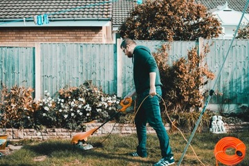 САДОВЫЙ УДЛИНИТЕЛЬ ДЛЯ КОСИЛКИ ФАР КОНСТРУКЦИЯ ТОЛСТАЯ ВЕРЕВКА 3х1,5мм 50м