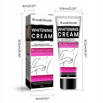 Отбеливающий крем для увлажнения коленей и локтей