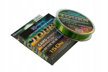 KOLOROWA MASKUJĄCA ŻYŁKA TOURN CAMO 3D MONOFILAMENT 0,25mm 13,00kg 150/300m