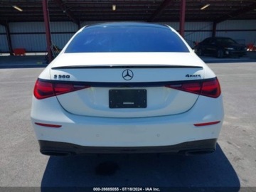 Mercedes 2022 Mercedes-Benz Klasa S 2022r, 4Matic, 4.0L, 580 4.0 Benzyna 497KM, zdjęcie 7