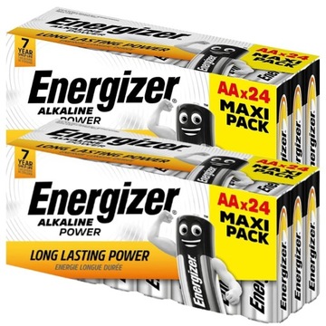 BATERIA ENERGIZER ALKALINE AA LR6 1,5V POWER BATERIE 48 SZT